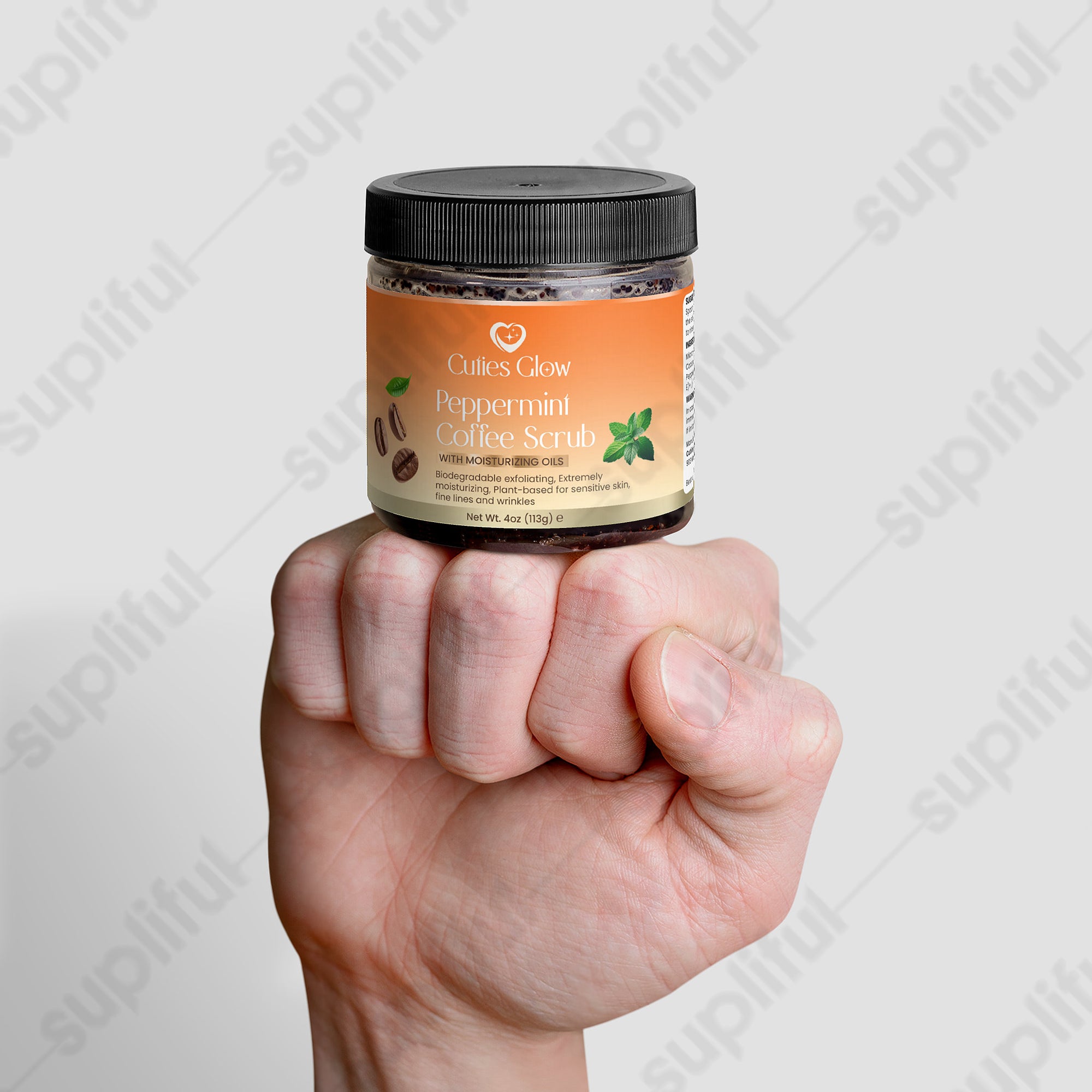 Peppermint Coffee Scrub