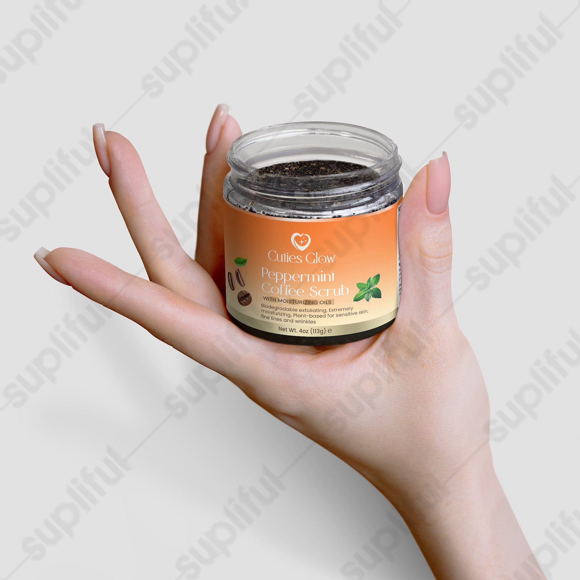 Peppermint Coffee Scrub